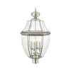 Livex Lighting Monterey 4 - Light Lantern in  Brushed Nickel - 4 of 4