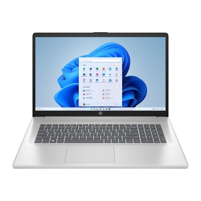 HP 17-cn 17.3" FHD Laptop Intel Core i3-N305 8GB RAM 256GB SSD W11H, Silver - Manufacturer Refurbished