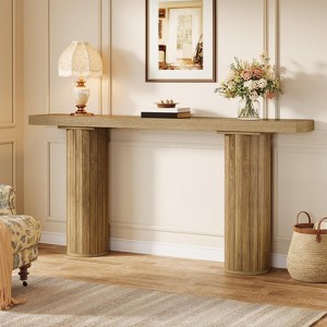 Tribesigns Narrow Console Table with Round Legs - 1 of 4