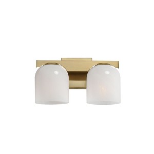 Maxim Lighting Scoop 2 - Light Vanity in  Natural Aged Brass - 1 of 4