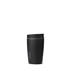 Owala 12 fl oz Stainless Steel SmoothSip Slider Ceramic Lined Travel Mug -  Very Very Dark