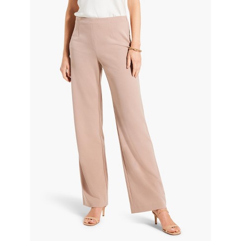 Womens Tapered Fit Zoe Pleated Elastic Back Pants