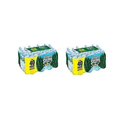 80 Pack Poland Spring 100% Natural Water, 16.9oz Bottle