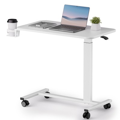 COMHOMA Adjustable Mobile Laptop Stand, Overbed Bedside Table