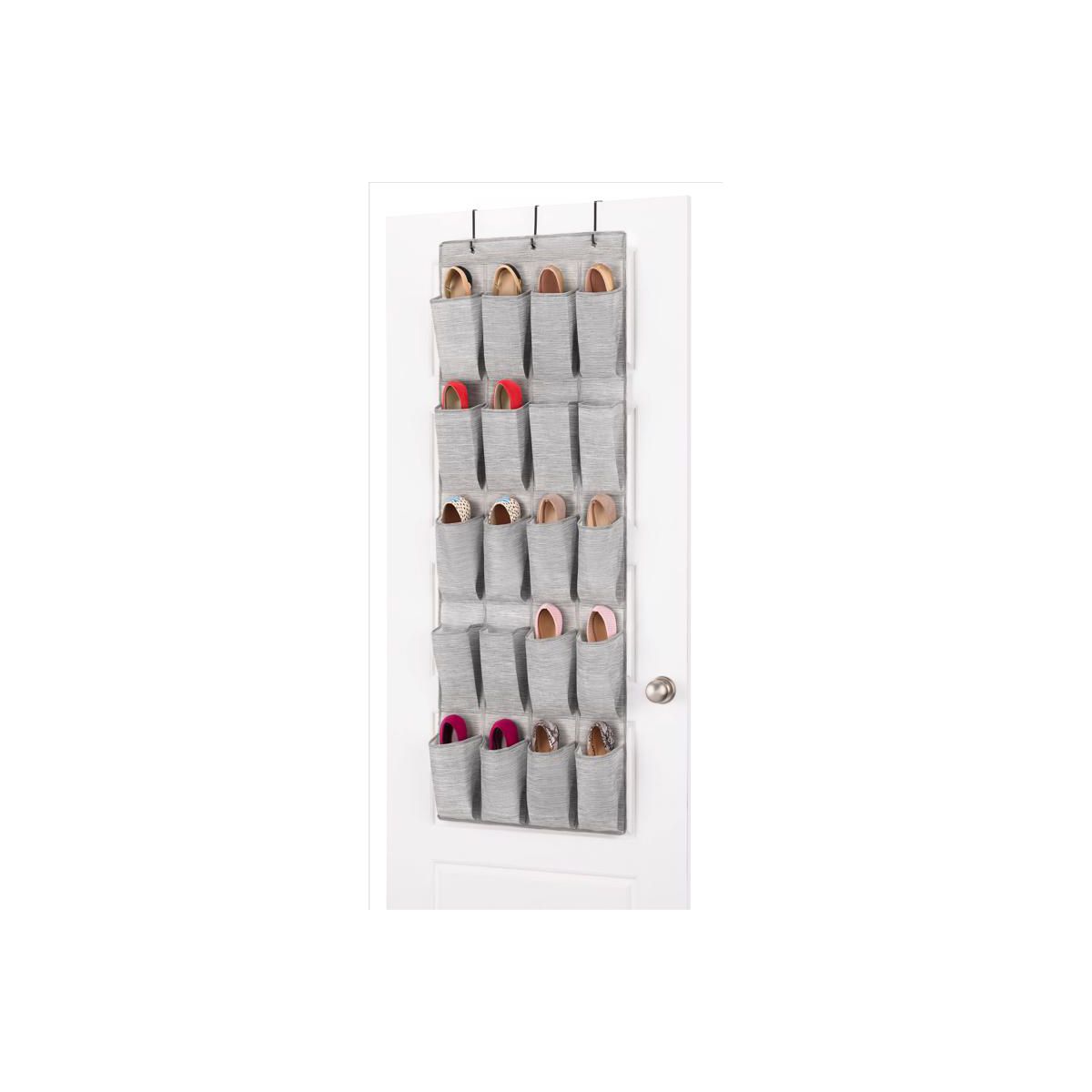 Whitmor 54 in. H X 19 in. L Fabric Hanging Shoe Organizer