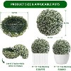 Artificial Topiary Balls Set of 2, Flower Topiary Balls Decorative Balls for Outdoor and Indoor, Wedding Decoration - 2 of 4