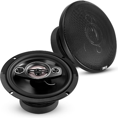 8'' Quadriaxial Speakers for Home Audio with Rich Sound, Easy Installation, Compatible with All Systems