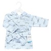 Hudson Baby Infant Boy Plush Animal Face Bathrobe, Blue Shark, 0-9 Months - 2 of 2