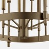 Quorum Lighting Hamilton 6 - Light Chandelier in  Dark Brass - 3 of 4
