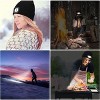 Link Beanie Hat with Built In LED Headlamp Rechargeable Adult Unisex Makes A Great Gift - Black - 3 of 4