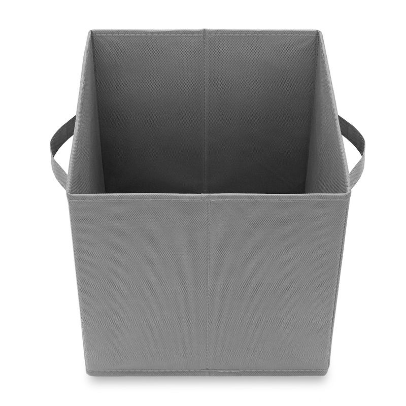 Casafield Set of 6 Collapsible Fabric Storage Cube Bins, Foldable Cloth Baskets for Shelves and Cubby Organizers, 4 of 10