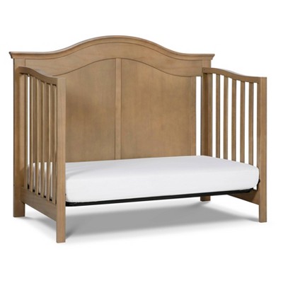 Hazelnut Solid Pine Wood 4-in-1 Convertible Crib
