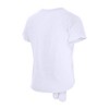 MLB Boston Red Sox Women's White Front Knot T-Shirt - 4 of 4