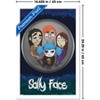 Trends International Sally Face - Fisheye Framed Wall Poster Prints - 3 of 4