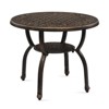 Maggift Patio End Tables, Modern Decorative Side Tables, Stylish Design for Patio, Living Room, Indoor and Outdoor Use, Brown, 23.6"*23.6"*19.2" - 2 of 4