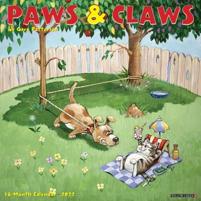 2022 Wall Calendar Gary Patterson's Paws n Claws - Willow Creek Press