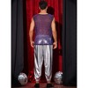Lars Amadeus Men's Party Round Neck Sheer See Through Glitter Sleeveless Shining Tank Top - 3 of 4