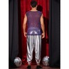 Lars Amadeus Men's Party Round Neck Sheer See Through Glitter Sleeveless Shining Tank Top - image 3 of 4