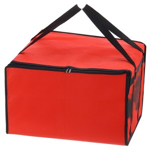 Unique Bargains Insulated Non-woven Fabric Cookies Party Pizza Bag Durable Food Transfer Bag 1 Pc - 1 of 4