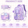 FATMOON 17″ School Backpack for Back to School - Cute Students Bookbag Travel Back Pack  with Lunch Box- for Age 6-18 Students - 3 of 4
