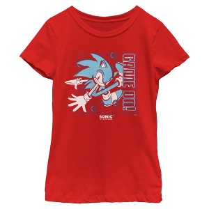 Girls Sonic the Hedgehog Game On Pose T Shirt - 1 of 4