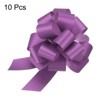 Unique Bargains Christmas Presents Bright Large Pull Bow Ribbons Glitter Gift Wrapping 10 Pcs - 3 of 4