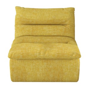 Vynxaria Bean Bag Seats - Yellow Modern Armless Floor Lounge Chair - 1 of 4