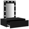Clihome Modern Minimalist Dressing Table, Elegant Vanity with Clear Mirror and Smart Storage Drawers Design for Daily Organization - 2 of 4