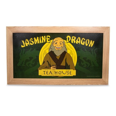 Silver Buffalo Avatar: The Last Airbender Jasmine Dragon Tea House Hanging Sign Framed Wall Art