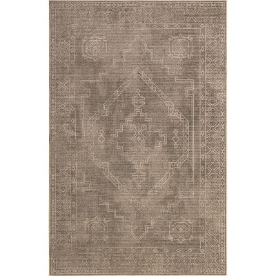 Nuloom Lorna Faded Easy-Jute Machibne Washable Indoor Area Rug
