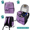 PetAmi Dog Travel Bag Backpack, Puppy Diaper Bag Supplies, Pet Camping Essentials Hiking Accessories, Food Container, Collapsible Bowls - 2 of 4