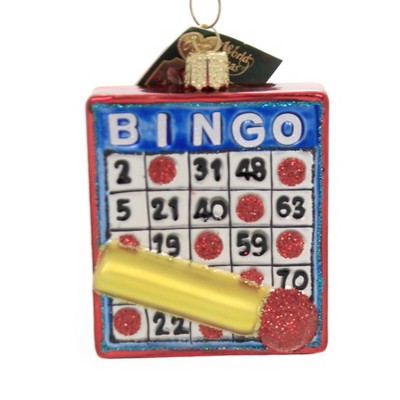 Old World Christmas 3.5" Bingo Game Of Chance Winner  -  Tree Ornaments