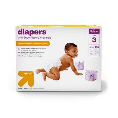 Image of Diapers Giant Pack Size 3 - 168ct - up & up™
