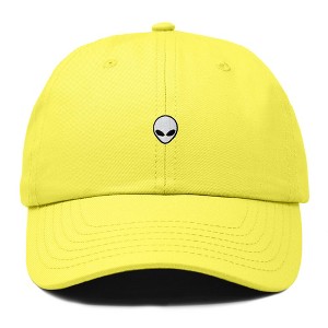 Dalix Lil Alien Embroidered Cotton Cap Outdoor Space Nature Dad Hat Mens - 1 of 4