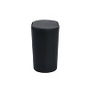 LunaLulinlk Black plastic flip top wastebasket - 2 of 4