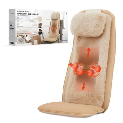 Sharper Image Realtouch Cushion Luxe Cordless Shiatsu Massager