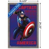 Trends International Marvel Shape of a Hero - Captain America Framed Wall Poster Prints - 3 of 4