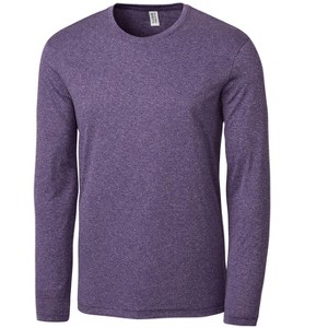 Clique Charge Active Mens Long Sleeve Tee - College Purple Heather - M - 1 of 1