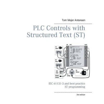 PLC Controls with Structured Text (ST), V3 Monochrome - by  Tom Mejer Antonsen (Paperback)