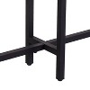 Harley Long Narrow Console Table Espresso Brown - Aiden Lane