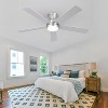 HUMHOLD 52 InchCeiling Fan with Light Remote, Smart LED Ceiling Fans with Voice/App Control, Modern Low Profile Dimmable Light Ceiling Fan - 2 of 4