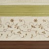LunaLulinlk Faux Silk Embroidered Floral Shower Curtain - 4 of 4
