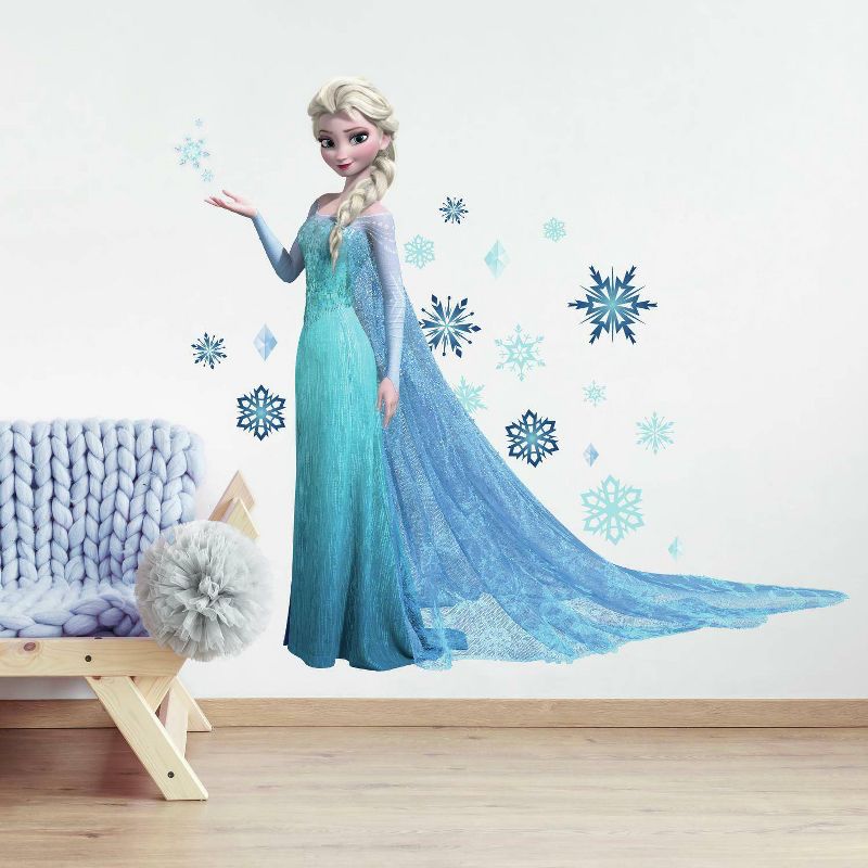 Frozen Elsa Peel and Stick Giant Kids&#39; Wall Decal, 4 of 8