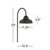 John Timberland Westley 23" High Black LED Landscape Path Light Set of 2 - 4 of 4