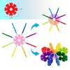 PICASSO-TILES 108 PC Red Interlocking Plastic Disc, Building Chip Blocks Toy Set for Toddlers, Boys & Girls 3+ - 4 of 4