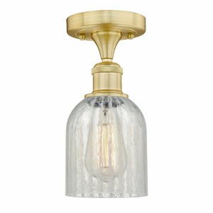 Caledonia - 1 Light Semi-Flush Mount In Industrial Style-9.75 Inches Tall and 5 Inches Wide - 1 of 1