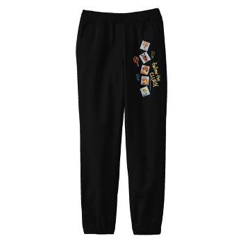 Scooby Doo Mystery Gang Doodles Youth Black Graphic Sweats