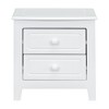 Bella Depot 19.3'' 2-Drawer Nightstand for Bedroom Retro Bedside Table with Classic Design - 4 of 4