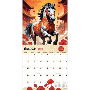 TF Publishing 13.5"x14.5" 2026 Year of the Horse Wall Calendar - 1 of 4