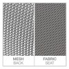 Workspace by Alera Mesh Back Fabric Task Chair, Supports Up to 275 lb, 17.32" to 21.1" Seat Height, Gray Seat, Gray Back - 2 of 4